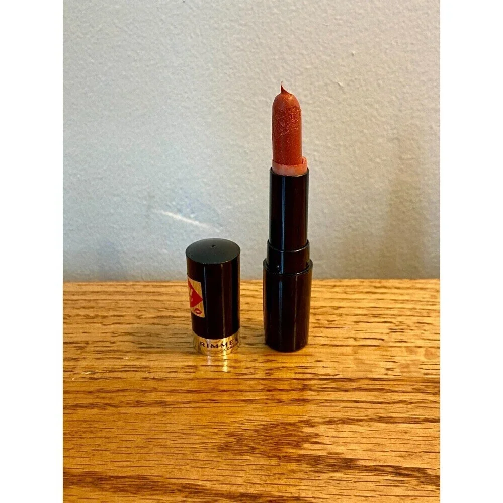 RIMMEL COOL SHINE Lipstick 052 COOL unsealed DISCONTINUED VINTAGE flaw nwob